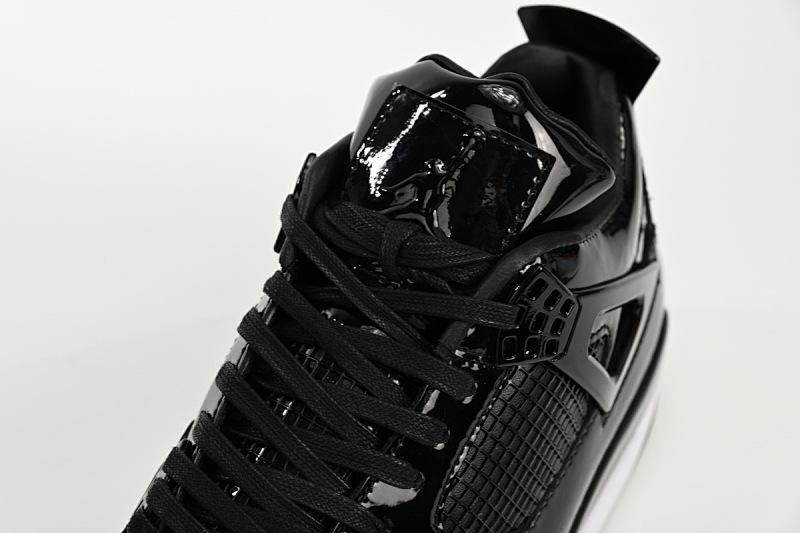 【CA2PB】 黑漆皮 头层皮乔丹4代篮球鞋 719864-010 Air Jordan 4 Retro Powder Patent Leather