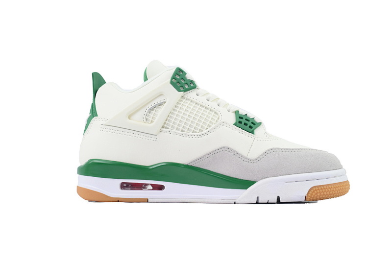 【BA7PB】松木绿 头层皮乔丹4代篮SB联名球鞋 DR5415-103 Nike SB x Air Jordan 4 “Pine Green”Calaite