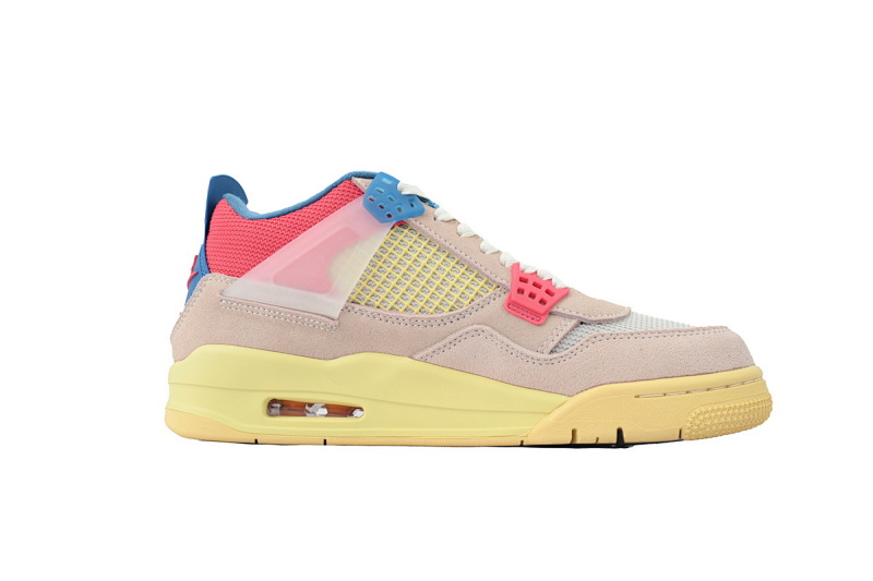 【BA7PB】UN浅粉 乔丹4代篮球鞋 DC9533-800 Union LA x Air Jordan 4 Retro “Guava Ice”
