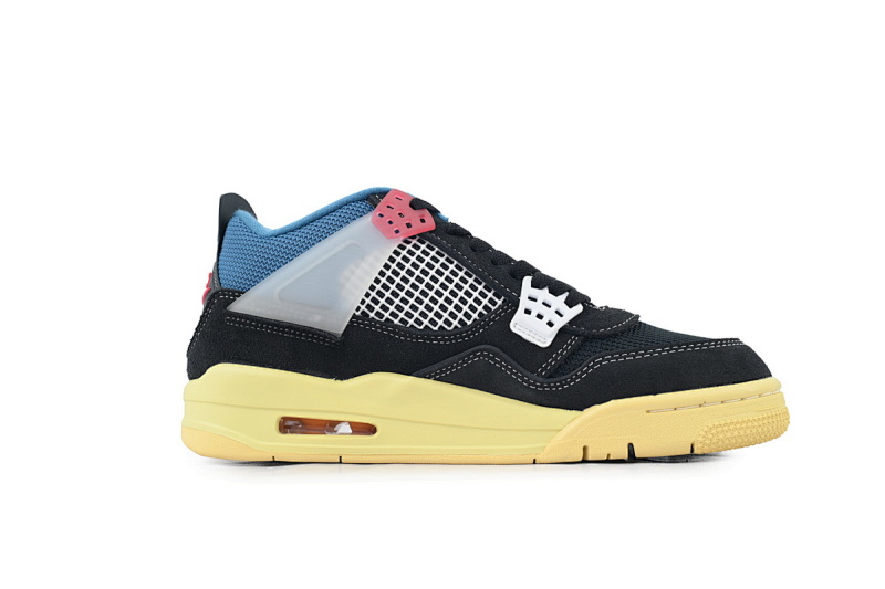【BA7PB】UN黑蓝 乔丹4代篮球鞋DC9533-001 Union LA x Air Jordan 4 Retro SP Off Noir Black