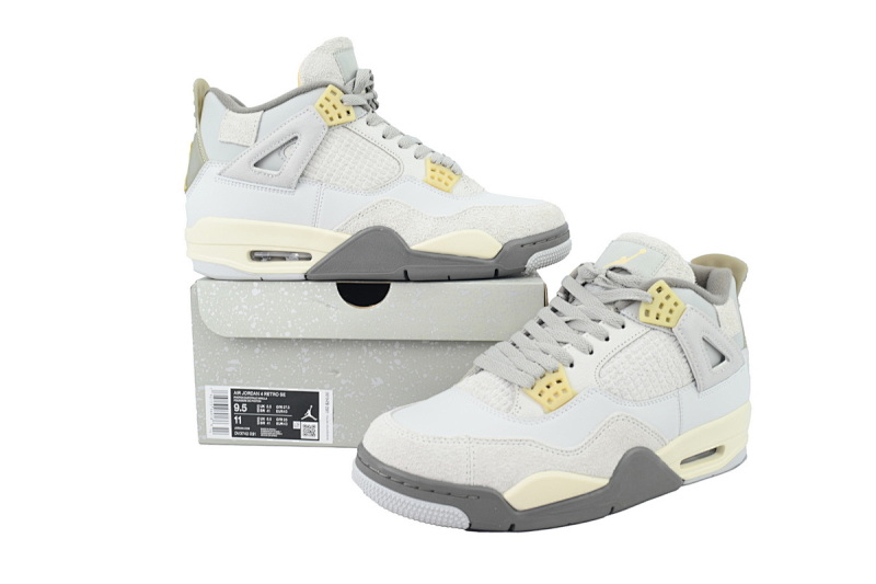yupoo_344403_2a4fcec7.jpg 【BA7PB】灰兔子 头层皮乔丹4代篮球鞋 DV3742-021 Air Jordan 4 SE “Craft”