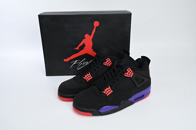 【BA7PB】猛龙 本地版本乔丹4代篮球鞋 AQ3816-065  Air Jordan 4 Red Rap Tors