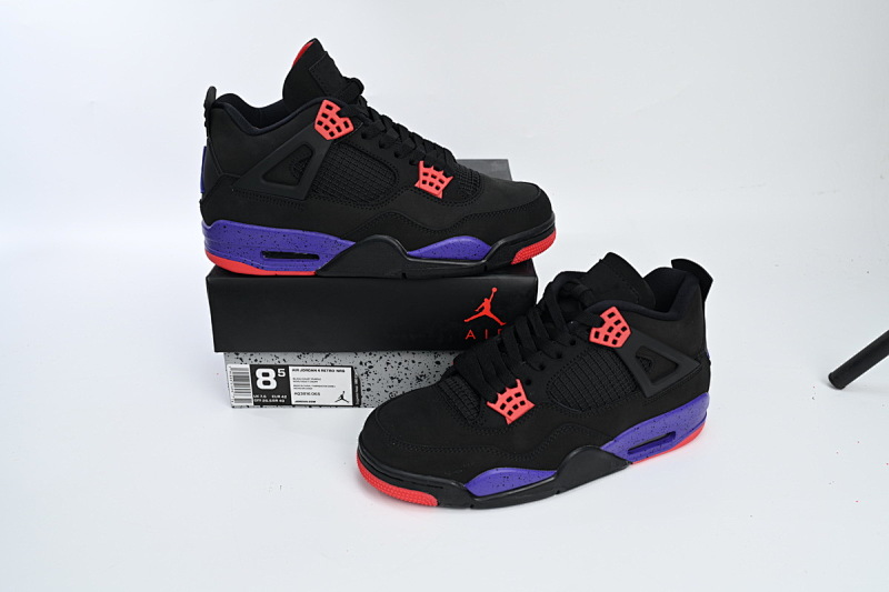 【BA7PB】猛龙 本地版本乔丹4代篮球鞋 AQ3816-065  Air Jordan 4 Red Rap Tors