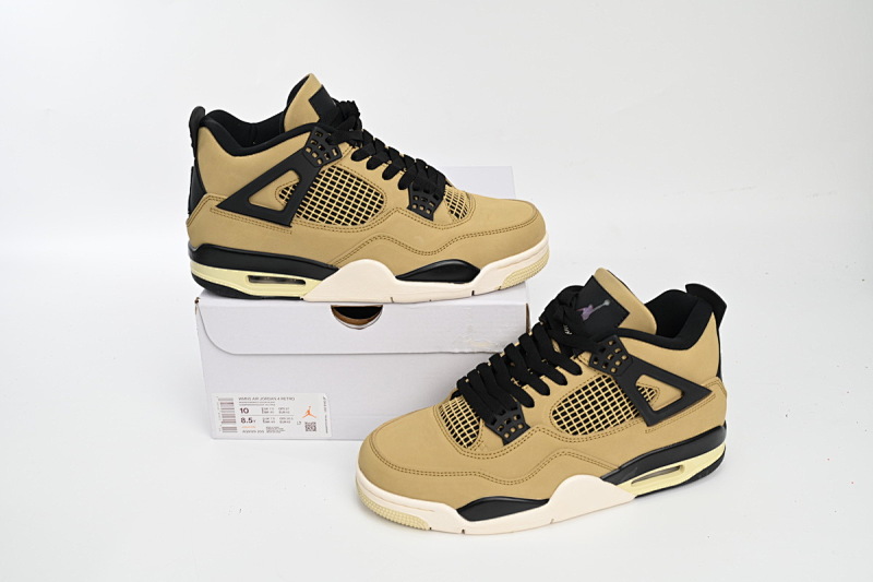yupoo_344504_d82c9ad0.jpg 【BA7PB】珍珠奶茶 本地版乔丹4代篮球鞋 AQ9129-200 Air Jordan 4 Retro Pearl Milk Tea