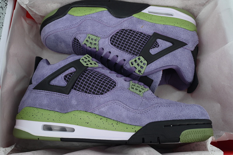 【BA7PB】鹿皮紫色  本地版本乔丹4代篮球鞋 AQ9129-500 Air Jordan 4 Retro Canyon Purple