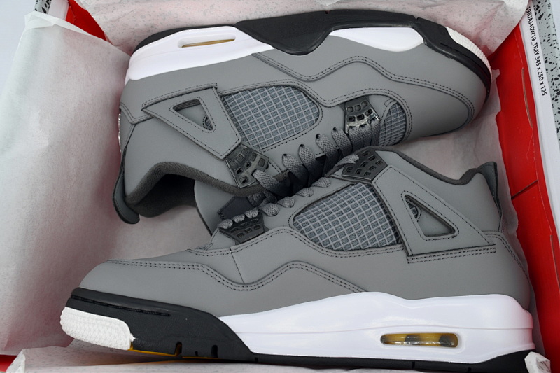 【BA7PB】酷灰 本地版乔丹4代篮球鞋 308497-007 Air Jordan 4 Retro Cool Grey