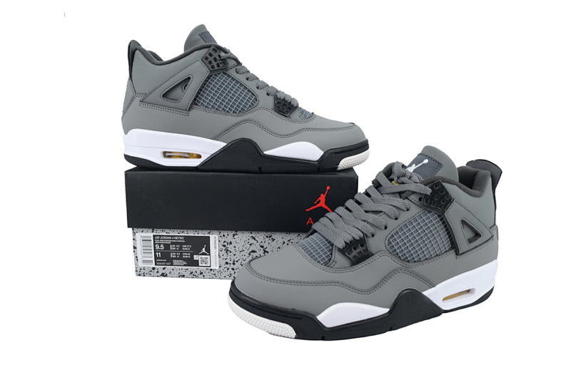 【BA7PB】酷灰 本地版乔丹4代篮球鞋 308497-007 Air Jordan 4 Retro Cool Grey