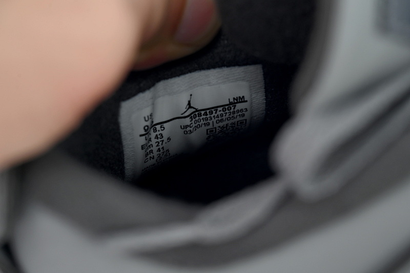 【BA7PB】酷灰 本地版乔丹4代篮球鞋 308497-007 Air Jordan 4 Retro Cool Grey