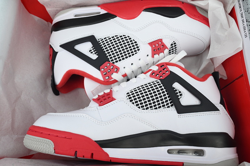 【BA7PB】火焰红 本地版乔丹4代篮球鞋 DC7770-160 Air Jordan 4 Fire Red