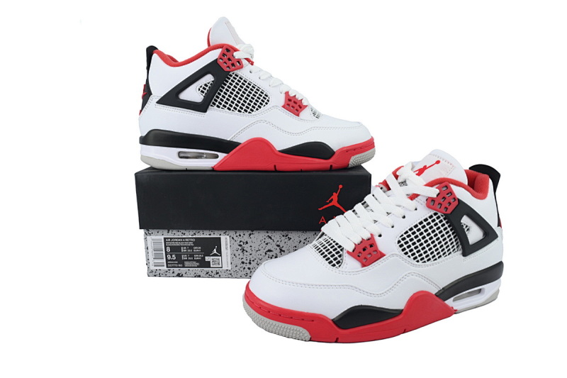 【BA7PB】火焰红 本地版乔丹4代篮球鞋 DC7770-160 Air Jordan 4 Fire Red