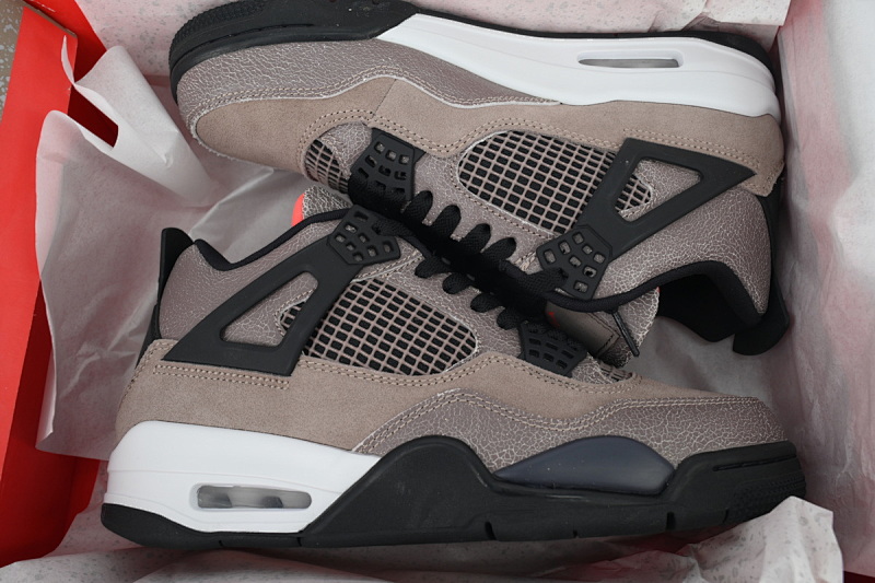 【BA7PB】黑棕摩卡 本地版乔丹4代篮球鞋 DB0732-200 Air Jordan 4 Retro Taupe Haze