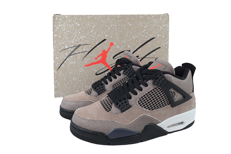 【BA7PB】黑棕摩卡 本地版乔丹4代篮球鞋 DB0732-200 Air Jordan 4 Retro Taupe Haze