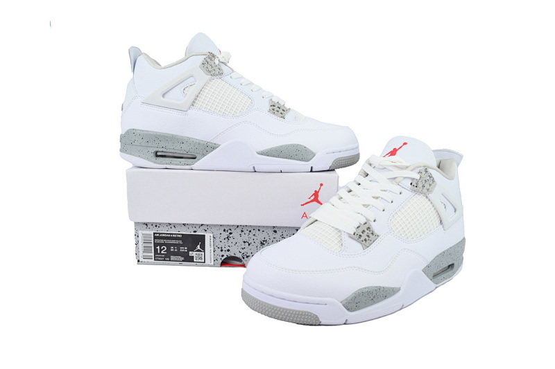 【BA7PB】白奥利奥 本地版乔丹4代篮球鞋 CT8527-100 Air Jordan 4 Retro Tech White