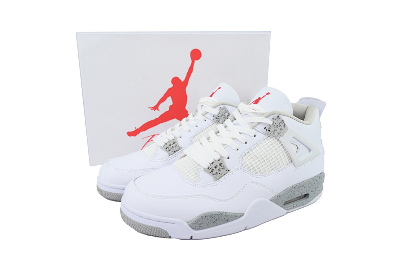 【BA7PB】白奥利奥 本地版乔丹4代篮球鞋 CT8527-100 Air Jordan 4 Retro Tech White