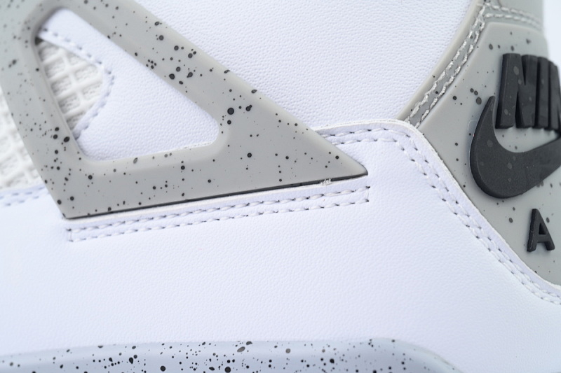 【BA7PB】白水泥 本地版乔丹4代篮球鞋 840606-192 Air Jordan 4 Retro White Cement