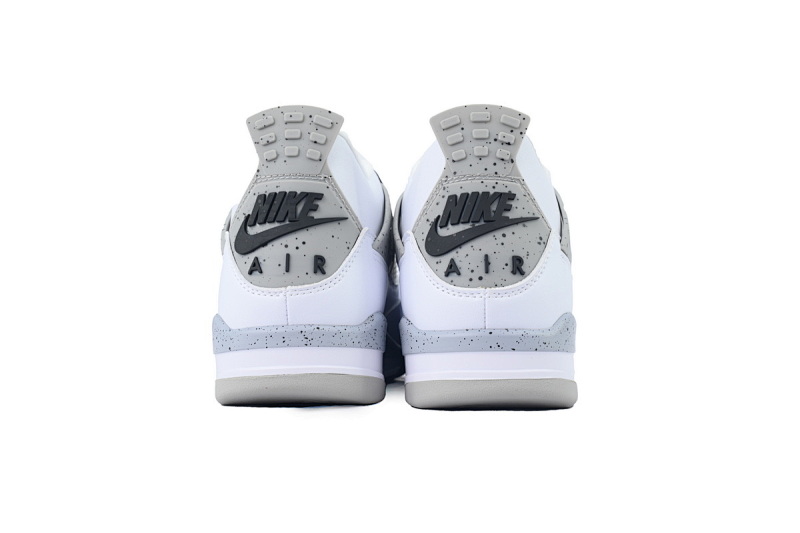 【BA7PB】白水泥 本地版乔丹4代篮球鞋 840606-192 Air Jordan 4 Retro White Cement