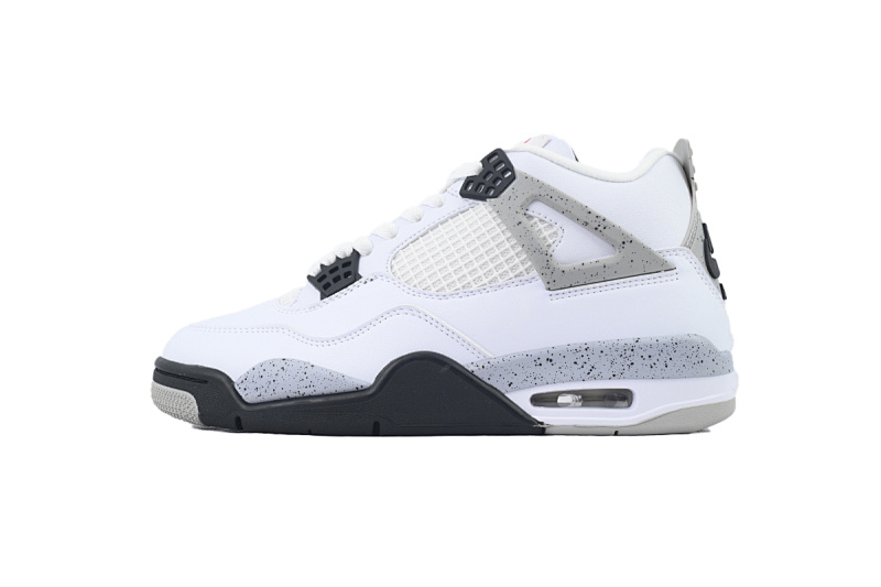 【BA7PB】白水泥 本地版乔丹4代篮球鞋 840606-192 Air Jordan 4 Retro White Cement