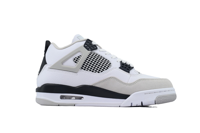 【BA7PB】小白水泥 本地版乔丹4代篮球鞋 DH6927-111 Air Jordan 4 Retro Military Black