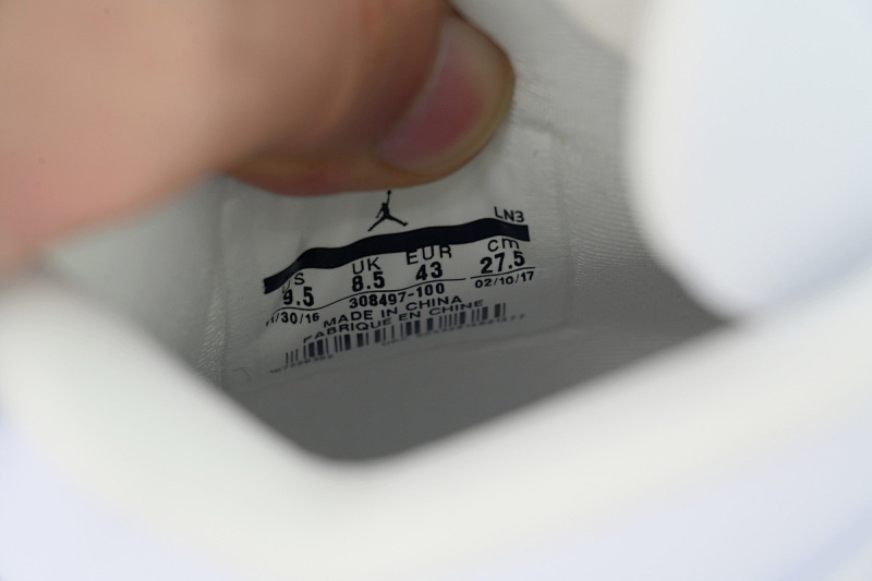 【BA7PB】白猫 本地版乔丹4代篮球鞋 308497-100 Air Jordan 4 Retro Pure Money