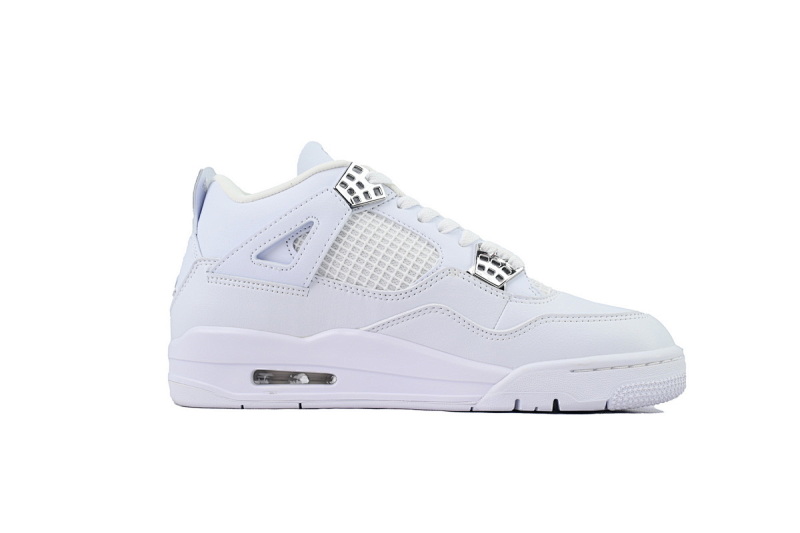 【BA7PB】白猫 本地版乔丹4代篮球鞋 308497-100 Air Jordan 4 Retro Pure Money