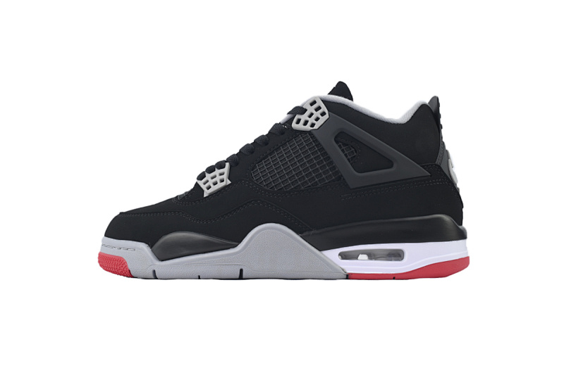 【BA7PB】公牛黑红 本地版乔丹4代篮球鞋 308497-060 Air Jordan 4 Retro Bred