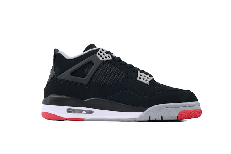 【BA7PB】公牛黑红 本地版乔丹4代篮球鞋 308497-060 Air Jordan 4 Retro Bred