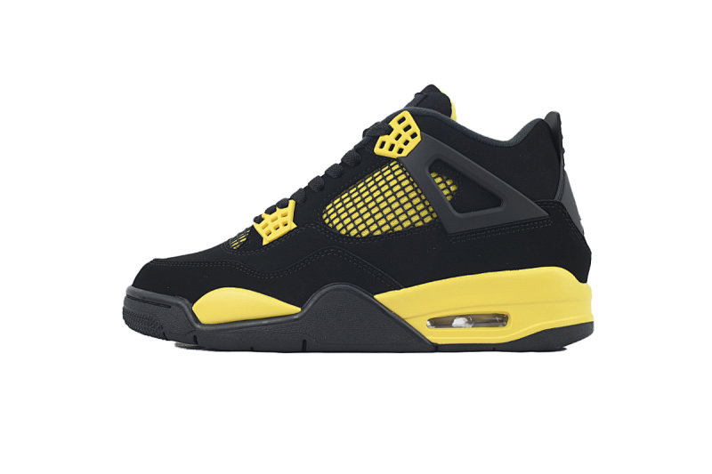【BA7PB】雷公黑黄  本地版乔丹4代篮球鞋 DH6927-017 Air Jordan 4 Thunder