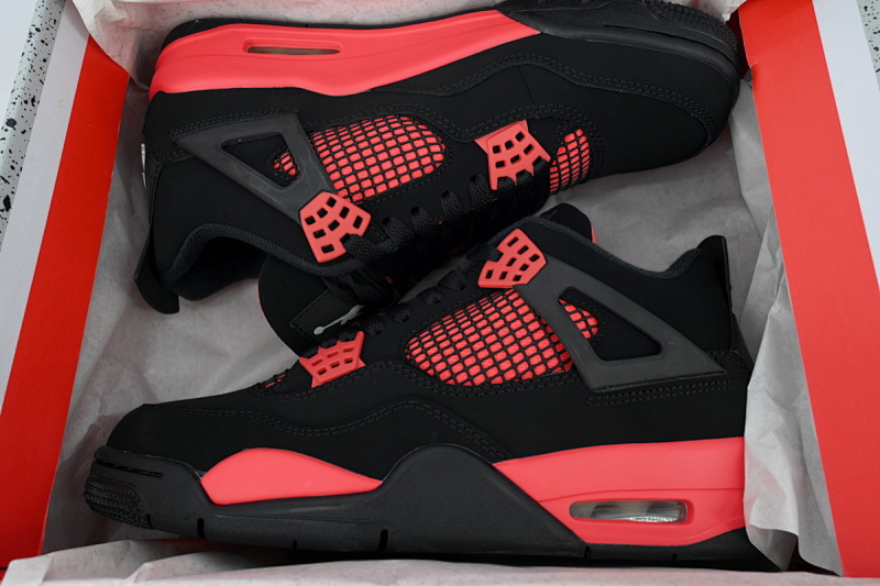 yupoo_344921_34b55b57.jpg 【BA7PB】黑红雷电 本地版本乔丹4代篮球鞋 CT8527-016 Air Jordan 4 Red Thunder