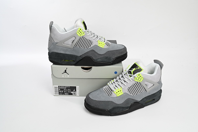 yupoo_344946_1dda8b2b.jpg 【CA0XH】荧光灰绿 头层皮乔丹4代篮球鞋 CT5342-007 Air Jordan 4 SE “Neon”