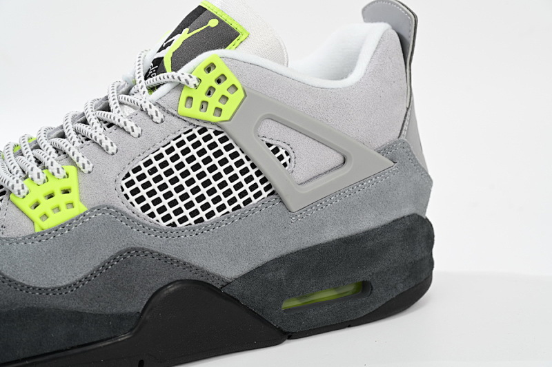 yupoo_344946_6461bb4d.jpg 【CA0XH】荧光灰绿 头层皮乔丹4代篮球鞋 CT5342-007 Air Jordan 4 SE “Neon”