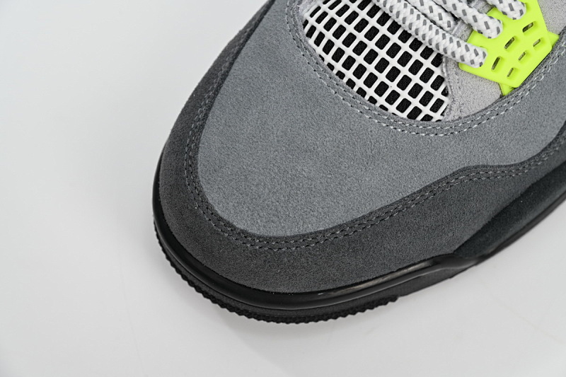 yupoo_344946_c81b1996.jpg 【CA0XH】荧光灰绿 头层皮乔丹4代篮球鞋 CT5342-007 Air Jordan 4 SE “Neon”