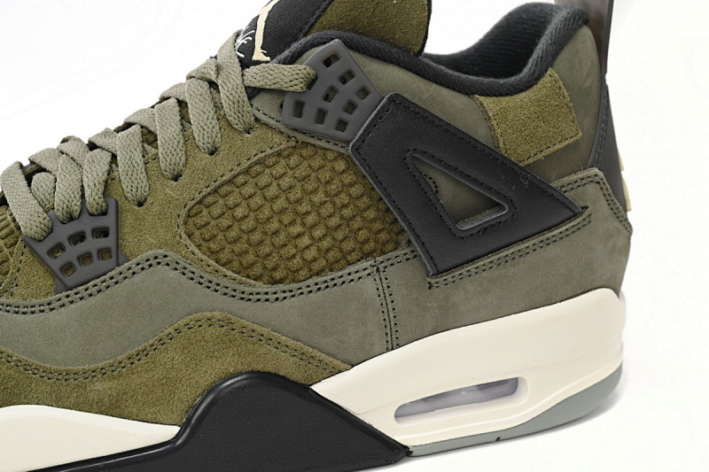 yupoo_344974_c61b9cdf.jpg 【CA0XH】军绿色 头层皮乔丹4代篮球鞋 FB9927-200 Air Jordan 4 Craft “Olive”