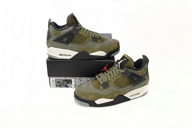 yupoo_344974_f87f0b79.jpg 【CA0XH】军绿色 头层皮乔丹4代篮球鞋 FB9927-200 Air Jordan 4 Craft “Olive”