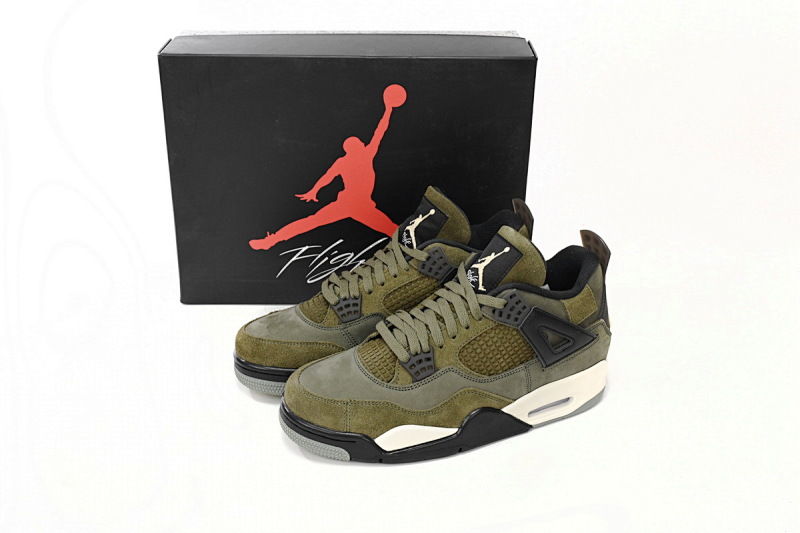yupoo_344974_fc664f1c.jpg 【CA0XH】军绿色 头层皮乔丹4代篮球鞋 FB9927-200 Air Jordan 4 Craft “Olive”