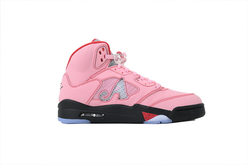 【DA0Y3】黑粉 Y3版乔丹5代篮球鞋 DV4982-600 Awake NY x Air Jordan 5 Retro 'Arctic Pink'