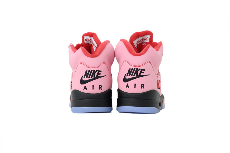 【DA0Y3】黑粉 Y3版乔丹5代篮球鞋 DV4982-600 Awake NY x Air Jordan 5 Retro 'Arctic Pink'