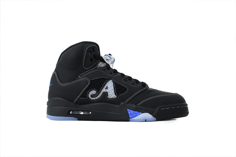 【DA0Y3】黑兰 Y3版乔丹5代篮球鞋 DV4982-004 Awake NY x Air Jordan 5 Retro 'Black Racer Blue'