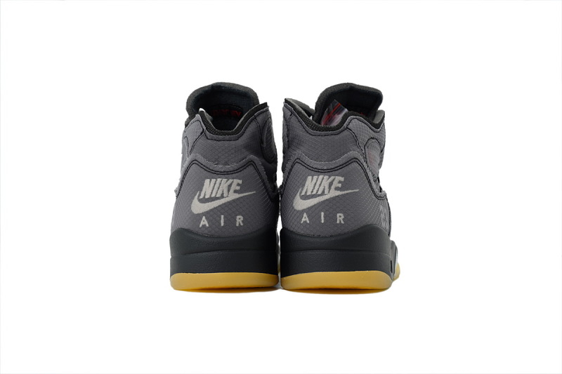 【DA0Y3】OW黑蝉翼 Y3版乔丹5代篮球鞋 CT8480-001 Off-White x Air Jordan 5 Retro SP 'Muslin'