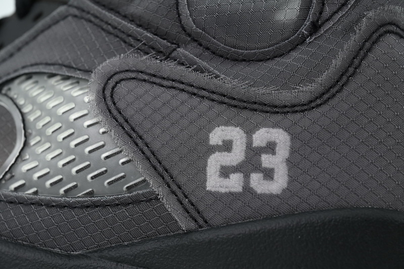 【DA0Y3】OW黑蝉翼 Y3版乔丹5代篮球鞋 CT8480-001 Off-White x Air Jordan 5 Retro SP 'Muslin'