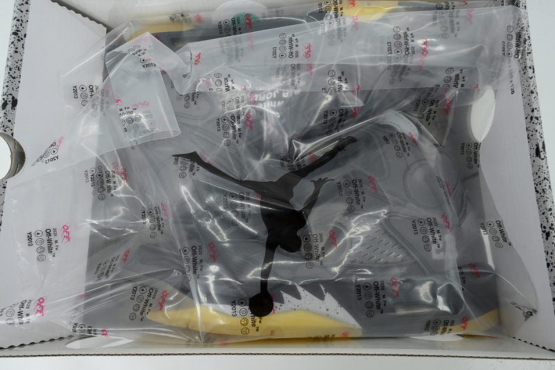 【DA0Y3】OW黑蝉翼 Y3版乔丹5代篮球鞋 CT8480-001 Off-White x Air Jordan 5 Retro SP 'Muslin'