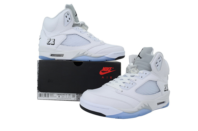 【DA0OG】白银  OG版乔丹5代篮球鞋 HQ7978-103 Air Jordan 5 Retro 'White Metallic' 2026