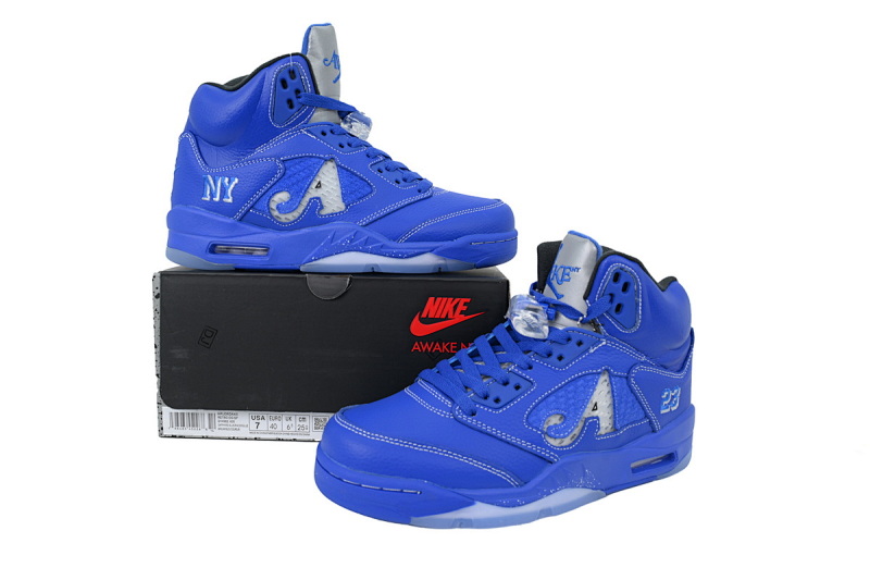 【CA3DJ】AW蓝联 乔丹5代篮球鞋 DV4982-400 Air Jordan 5 Retro Blue Union