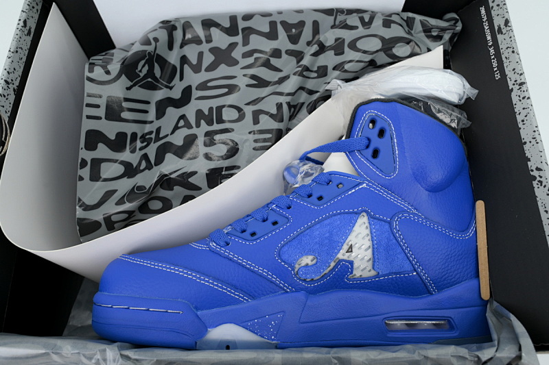 【CA3DJ】AW蓝联 乔丹5代篮球鞋 DV4982-400 Air Jordan 5 Retro Blue Union