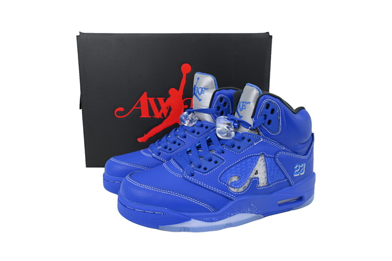 【CA3DJ】AW蓝联 乔丹5代篮球鞋 DV4982-400 Air Jordan 5 Retro Blue Union