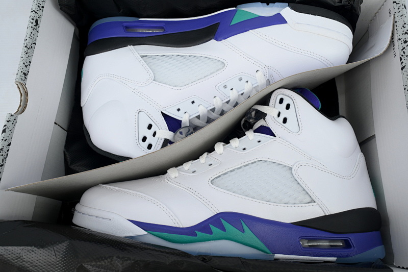 【EA5LR】白紫葡萄 LJR版本乔丹5代 HQ7978-100 Air Jordan 5 Retro 'Grape' 2025