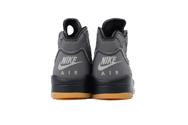 【EA0LR】黑蝉翼 LJR版本乔丹5代 CT8480-001 OFF-WHITE x Air Jordan 5