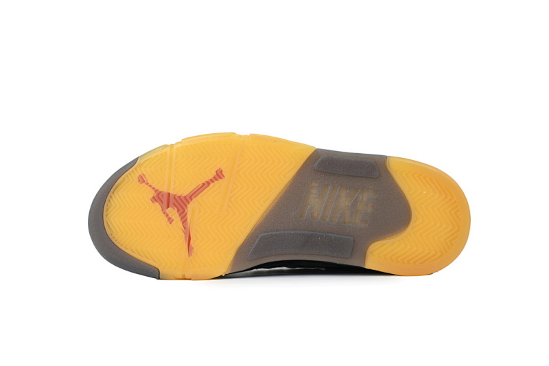 【EA0LR】黑蝉翼 LJR版本乔丹5代 CT8480-001 OFF-WHITE x Air Jordan 5