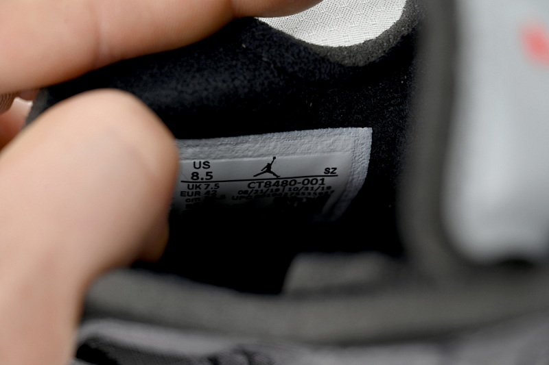 【EA0LR】黑蝉翼 LJR版本乔丹5代 CT8480-001 OFF-WHITE x Air Jordan 5