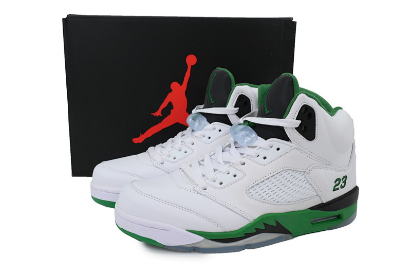 yupoo_345584_4224a9b5.jpg 【CA3DJ】白绿 乔丹5代篮球鞋 DD9336-103 Wmns Air Jordan 5 Retro 'Lucky Green'