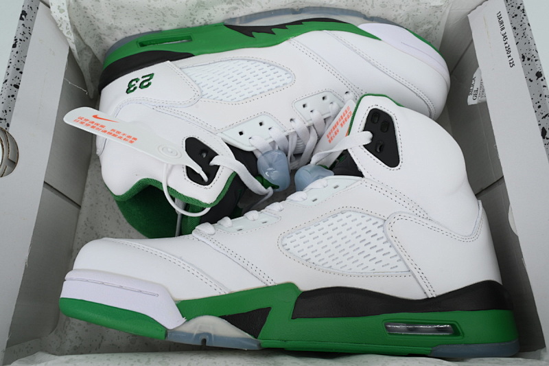 yupoo_345584_faee1de8.jpg 【CA3DJ】白绿 乔丹5代篮球鞋 DD9336-103 Wmns Air Jordan 5 Retro 'Lucky Green'